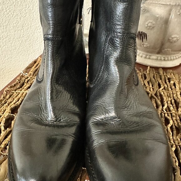 Frye Anna Leather Ankle Booties - Picture 10 of 12